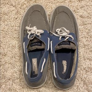SPERRY Top Sider Blue & Grey Boat Shoes